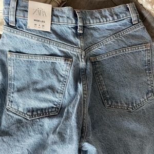 zara wide leg jeans